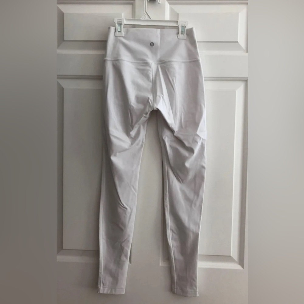 White Lululemon Align Leggings